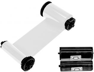 фото Белая лента с раходным чистящим роликом, на 3000 оттисков для принтера Advent SOLID 700 (ASOL7-W3000), фото 1
