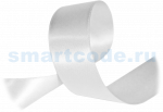 Сатиновая лента с тканым краем 100мм х 100 м, белая